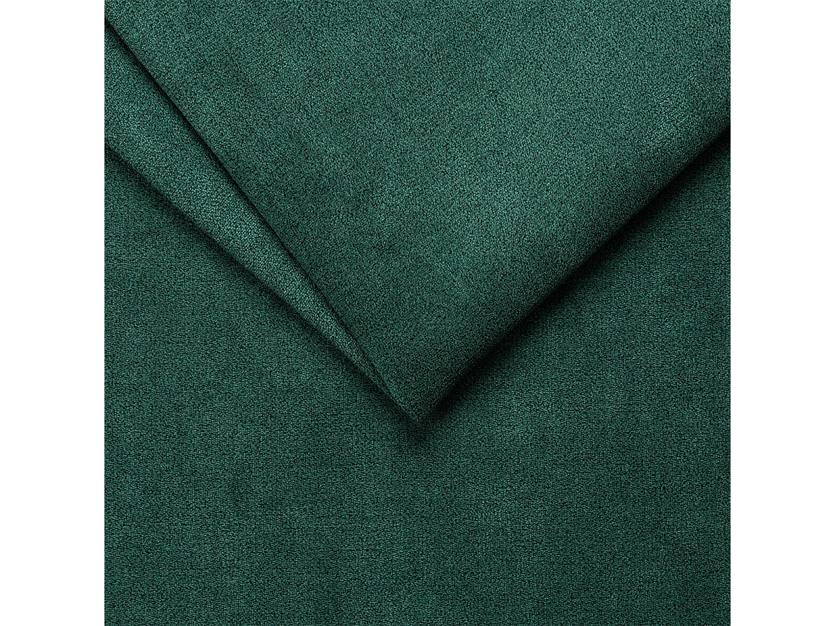 Canapé d'angle convertible 5 places avec coffre en tissu vert