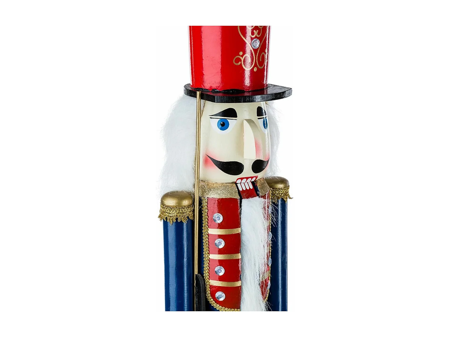 Casse Noisette Déco "La Piste" 106cm Rouge