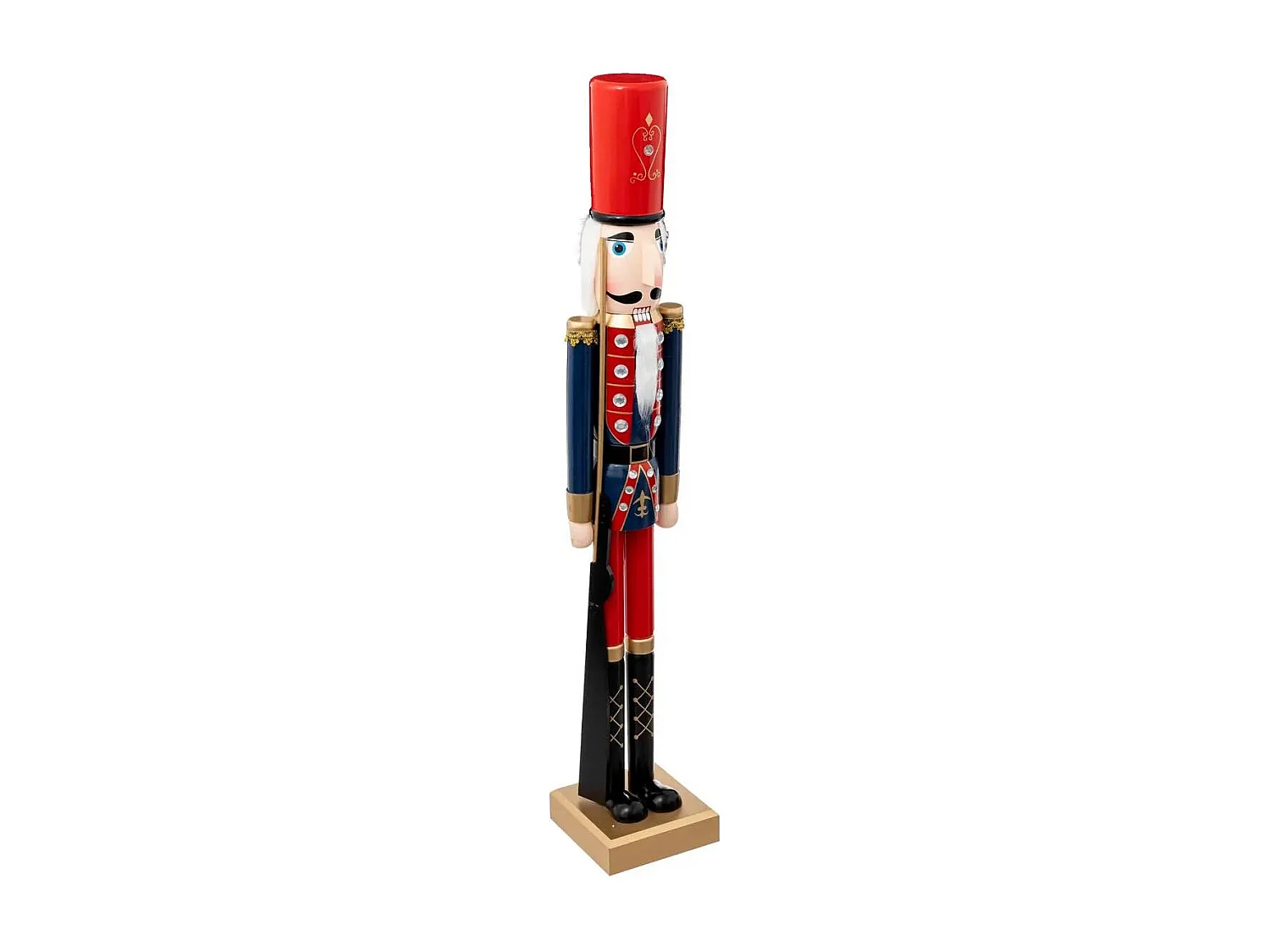 Casse Noisette Déco "La Piste" 106cm Rouge