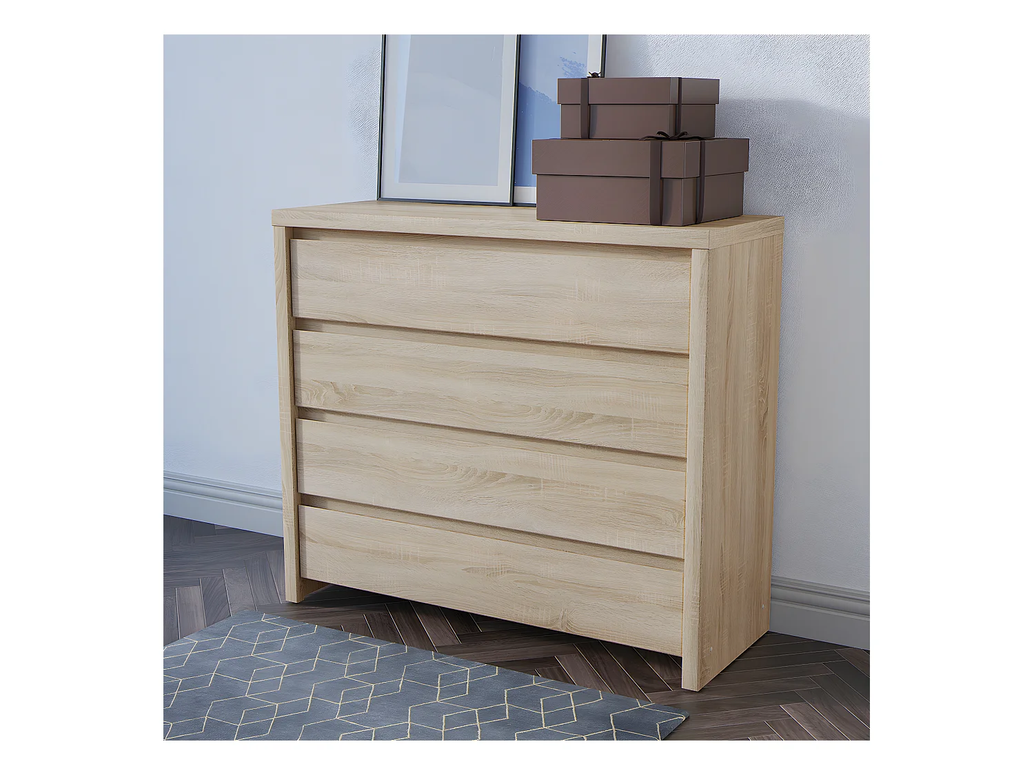 Cómoda 4 cajones Soren Madera