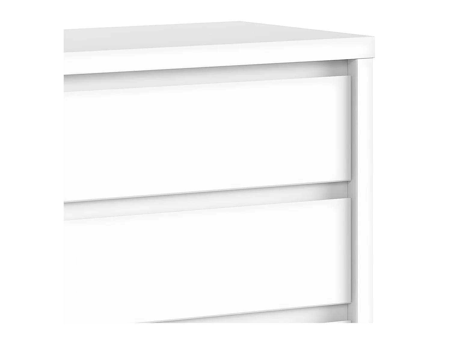 Cómoda 4 gavetas Soren branco mate 105cm