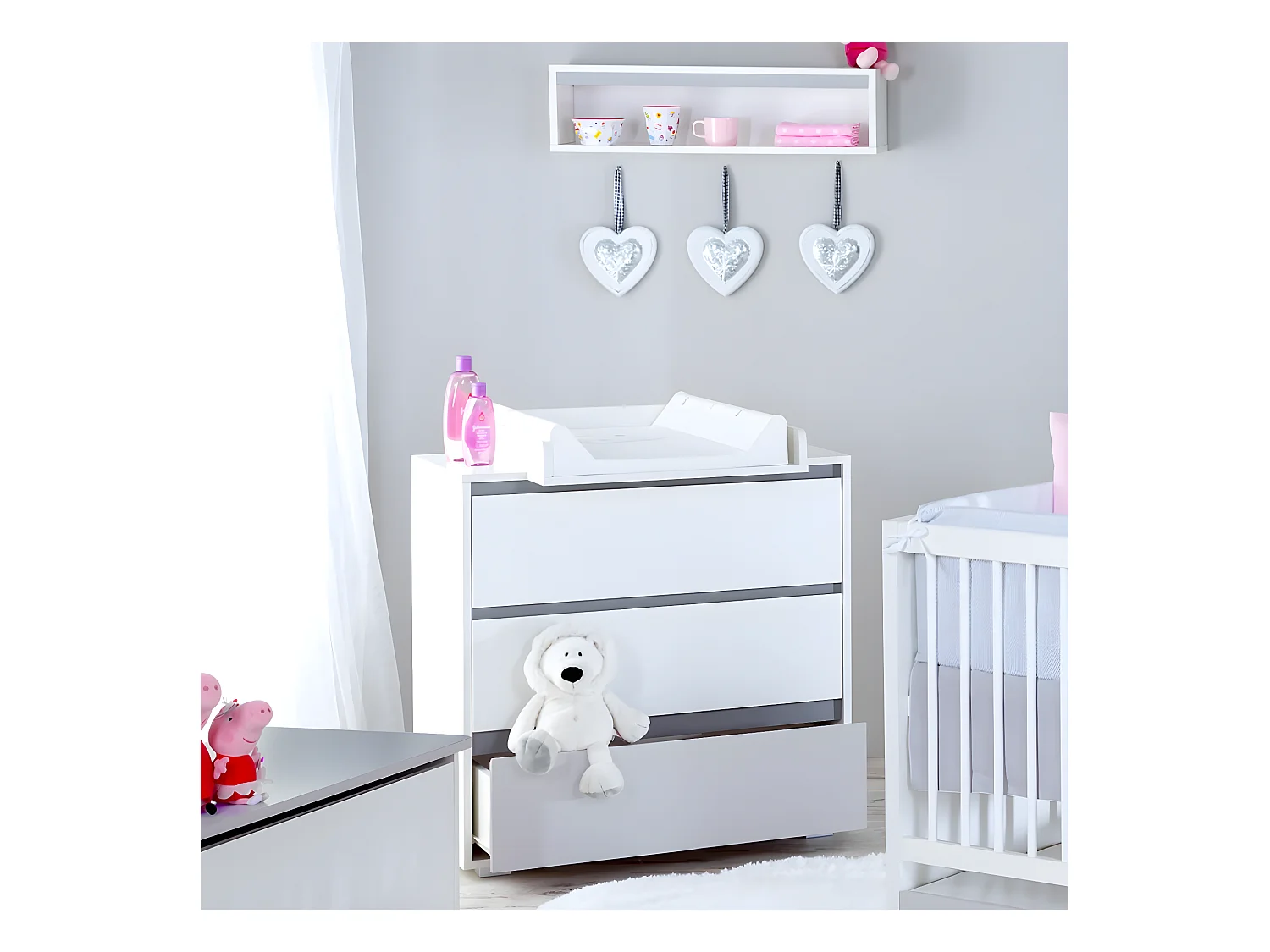 Commode à langer LittleSky by Klups Dalia - Blanc