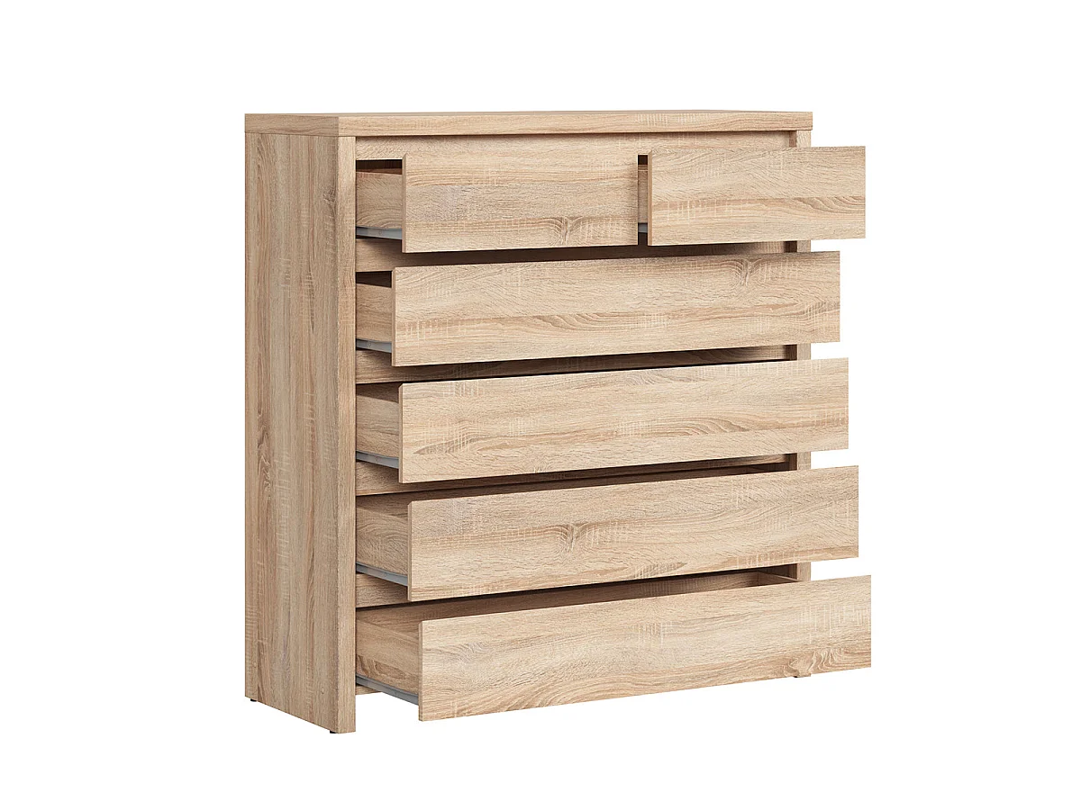 Soren Wood 6-låds byrå