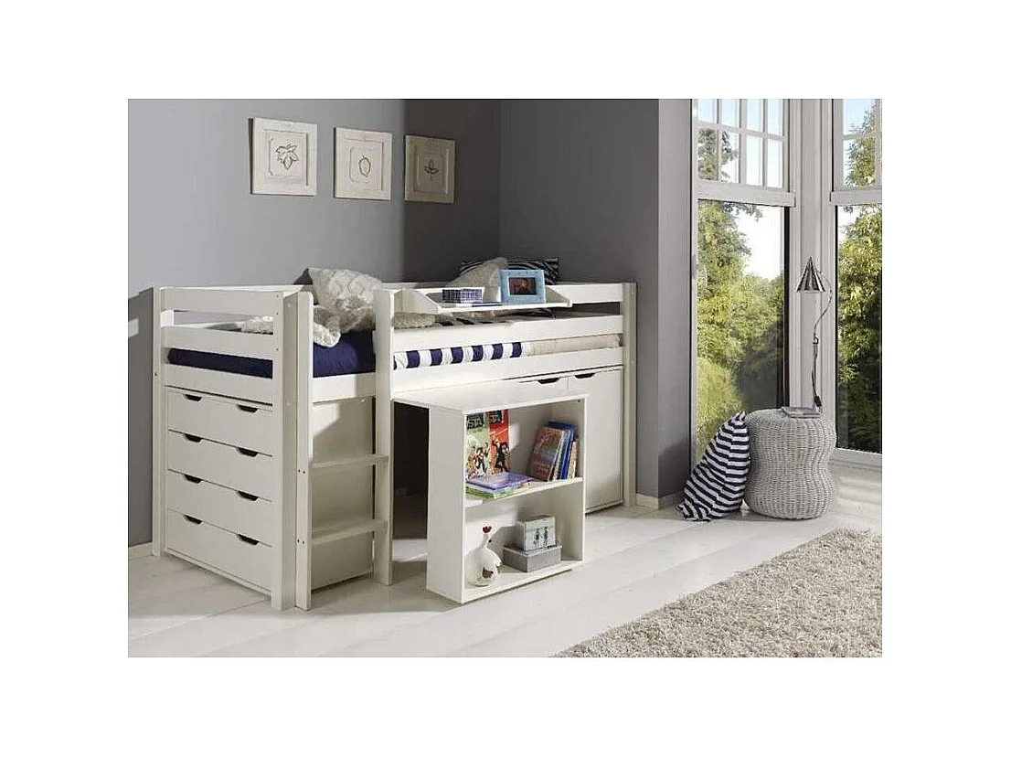 Arcón de 4 cajones Pino blanco