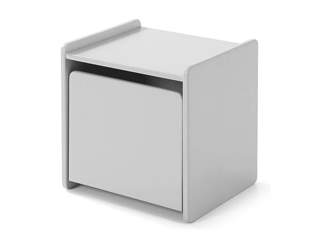 Table de Chevet Enfant "Kiddy" 40cm Gris