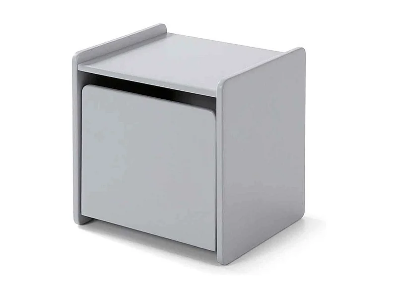 Table de Chevet Enfant "Kiddy" 40cm Gris