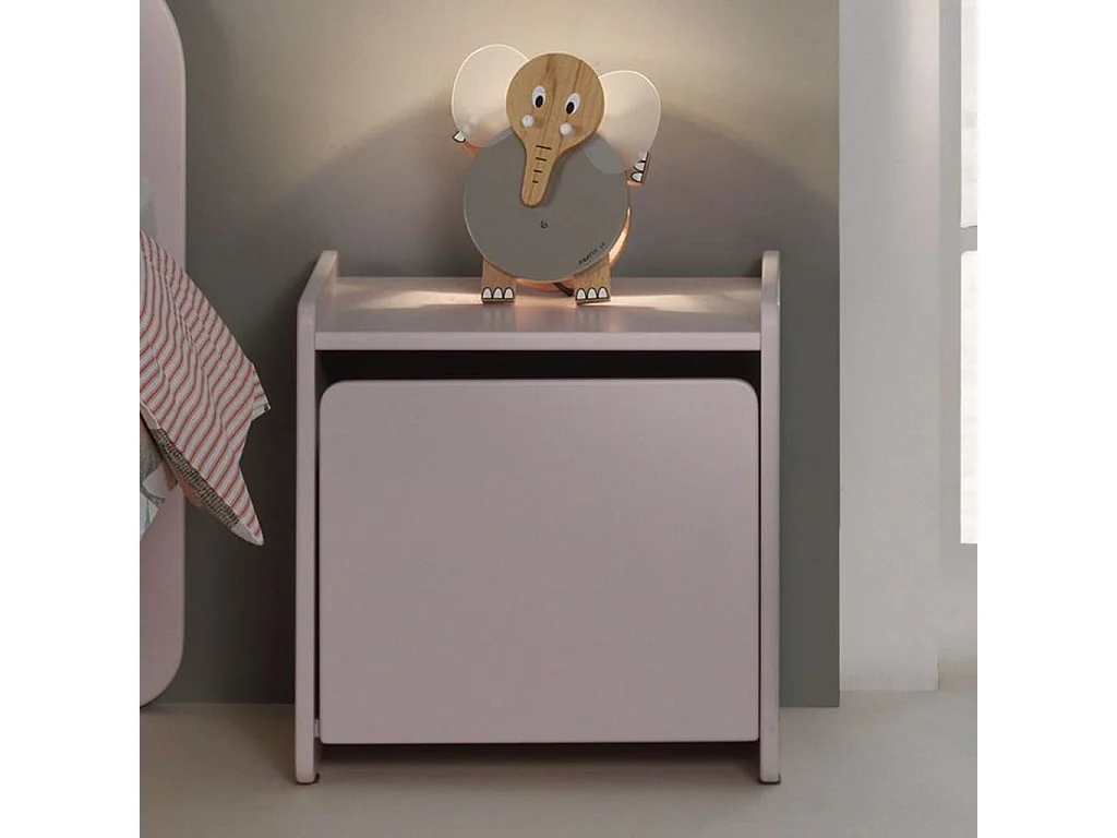 Table de Chevet Enfant "Kiddy" 40cm Rose