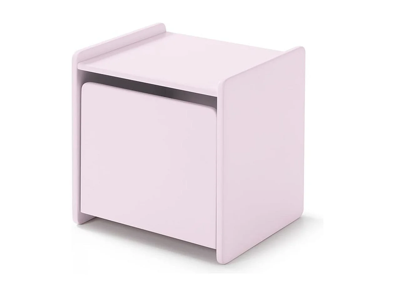 Table de Chevet Enfant "Kiddy" 40cm Rose