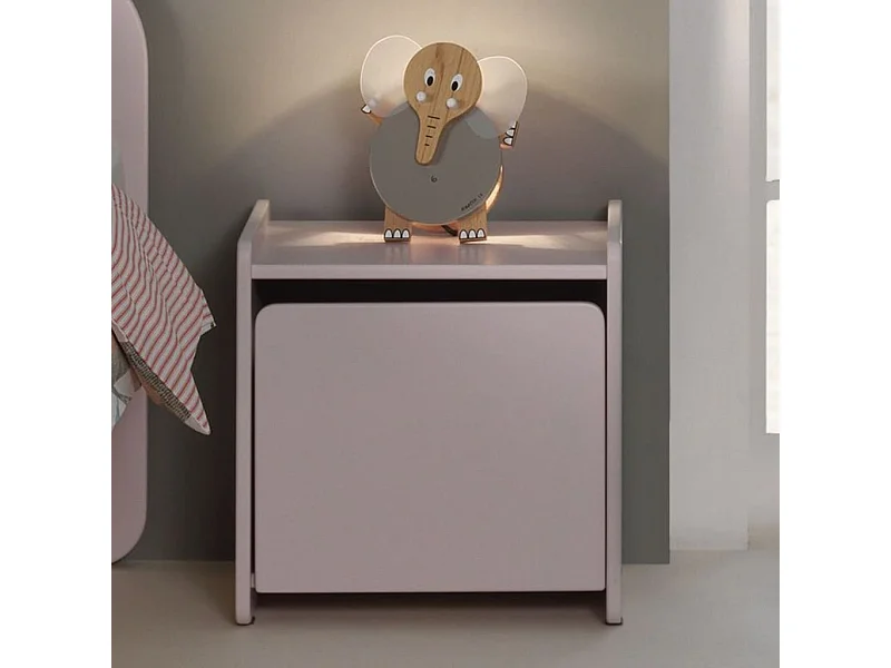 Table de Chevet Enfant "Kiddy" 40cm Rose