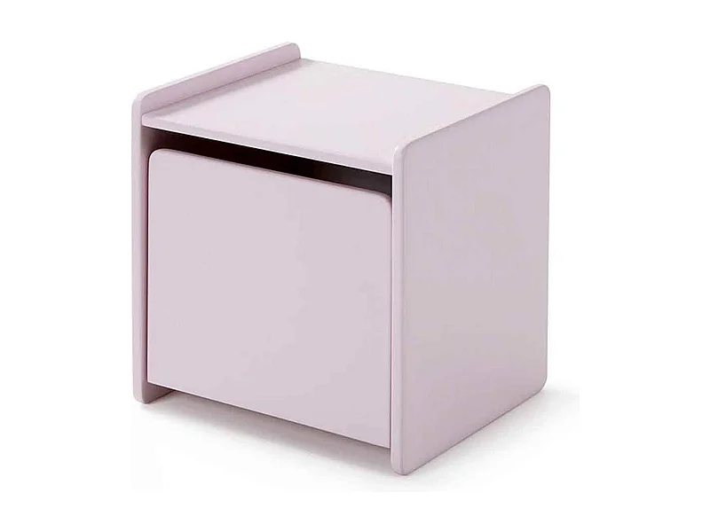 Table de Chevet Enfant "Kiddy" 40cm Rose