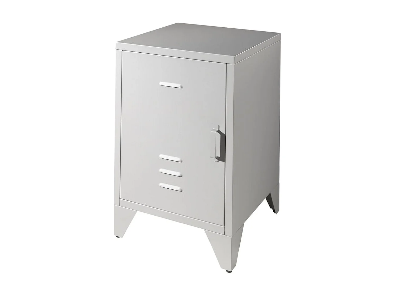 Table de Chevet Enfant "Bronxx" 60cm Gris Mat