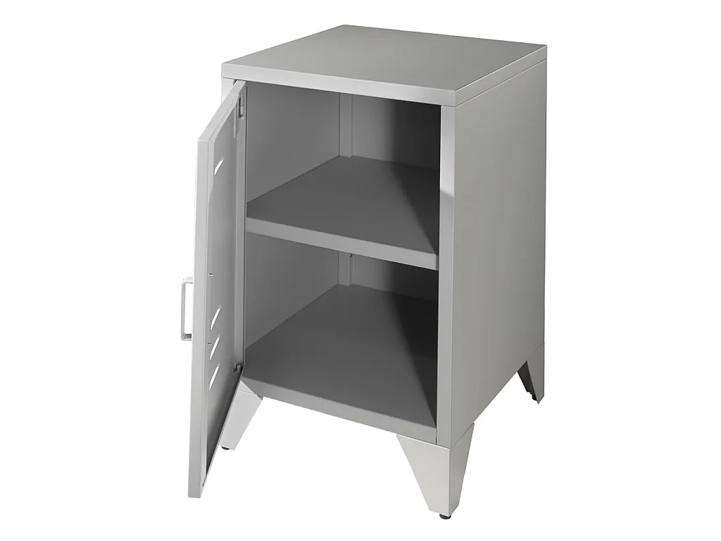 Table de Chevet Enfant "Bronxx" 60cm Gris