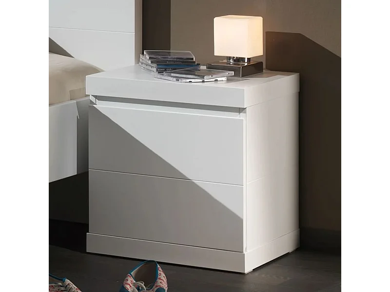 Table de Chevet Enfant "Lara" 55cm Blanc