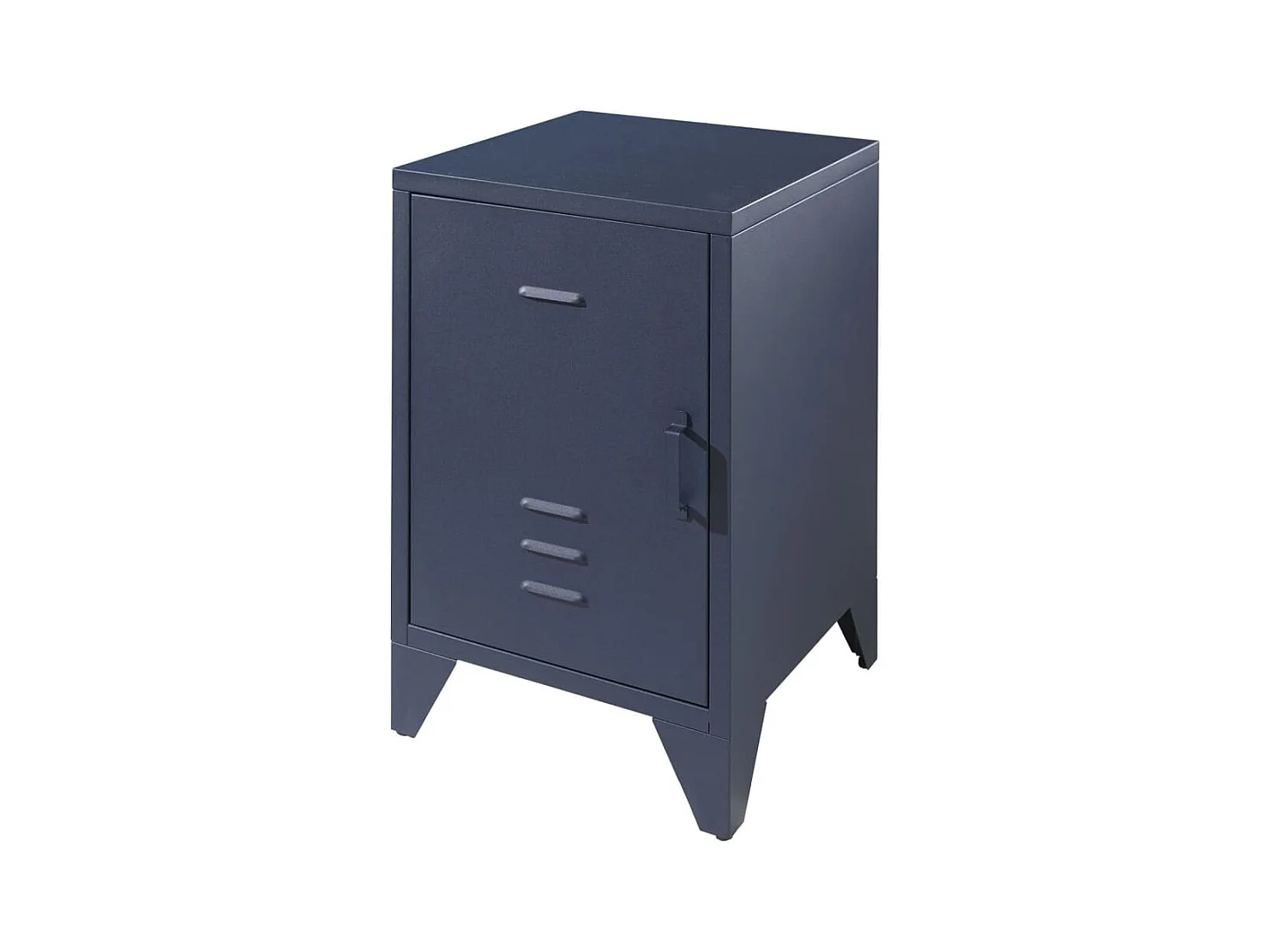 Table de Chevet Enfant "Bronxx" 60cm Bleu Mat