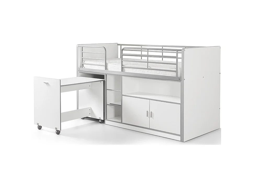 Lit Combiné Compact "Bonny" 90x200cm Blanc