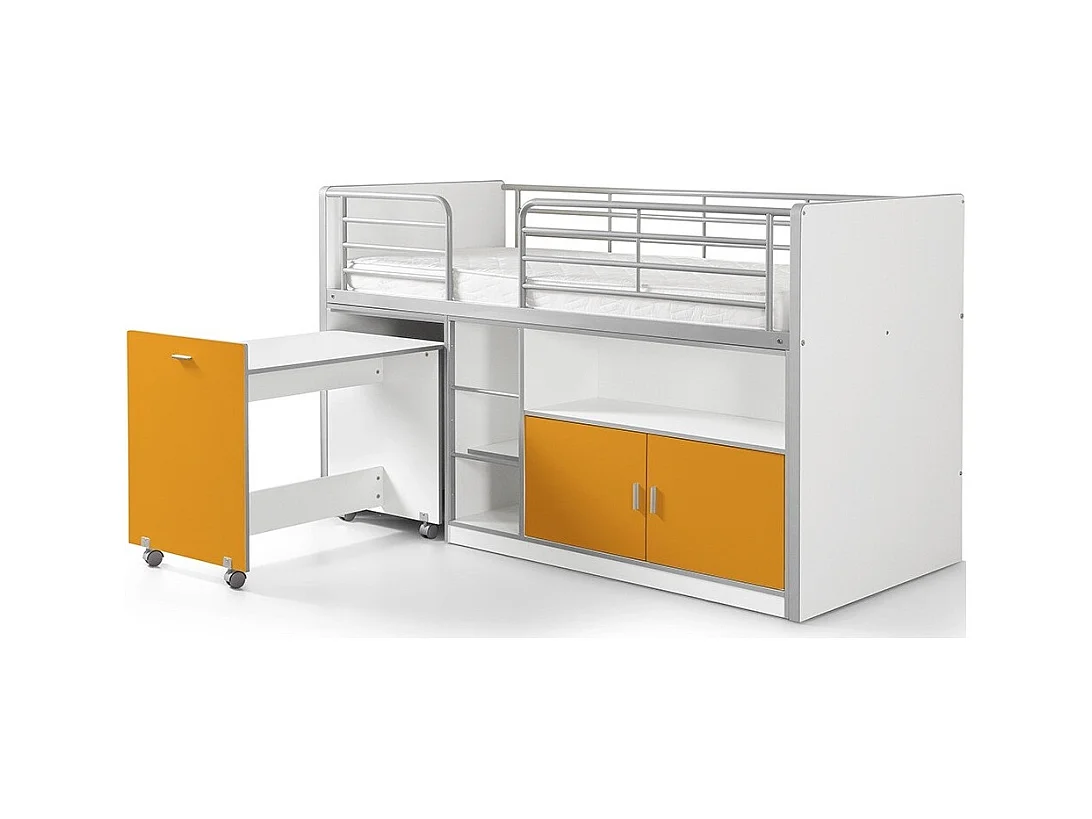 Lit Combiné Compact "Bonny" 90x200cm Orange