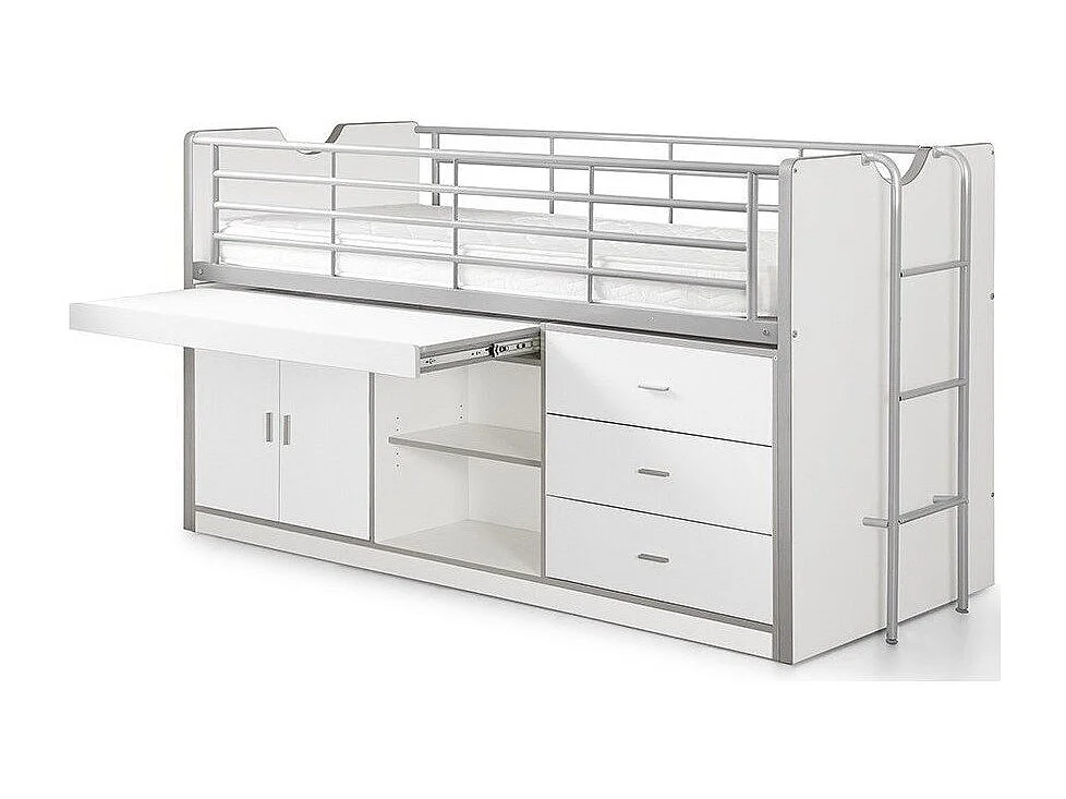 Lit Combiné "Bonny" 90x200cm Blanc