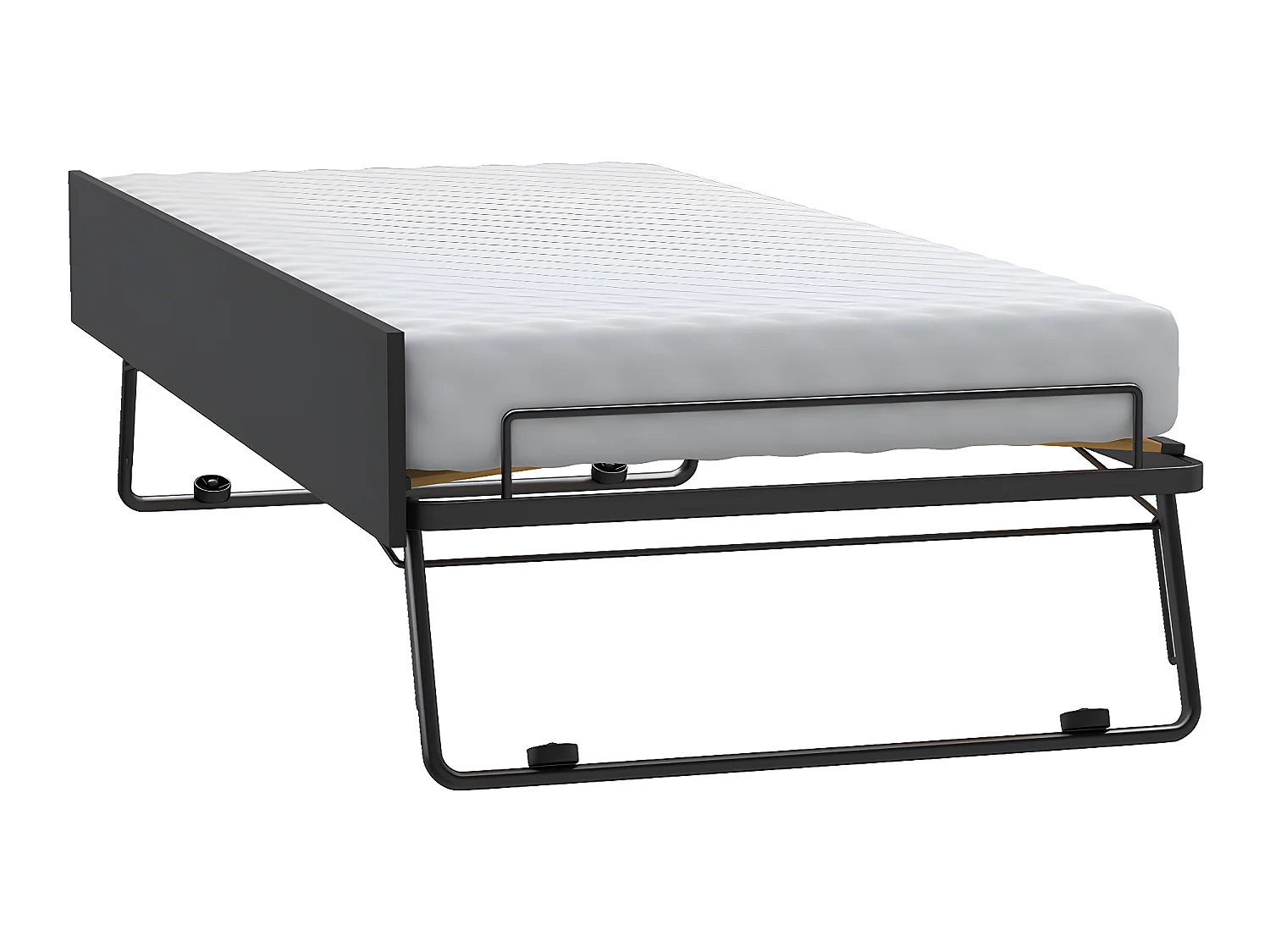 Lit 90x200cm avec lit gigogne Young User Noir