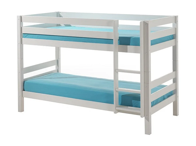 Lit Enfant Superposé "Pino" 90x200cm Blanc