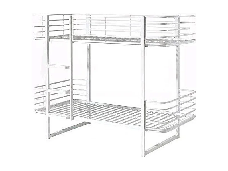 Lit Superposé Enfant "Oscar" 90x200cm Blanc