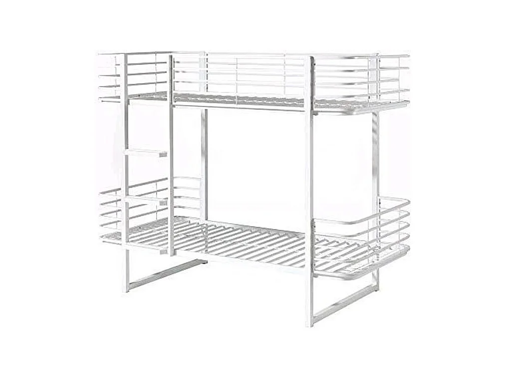 Vipack Oscar 90x200 Letto a castello con molle - Bianco