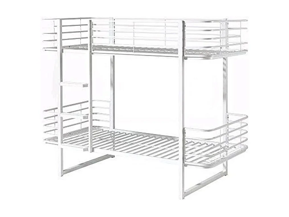 Vipack Oscar 90x200 Letto a castello con molle - Bianco