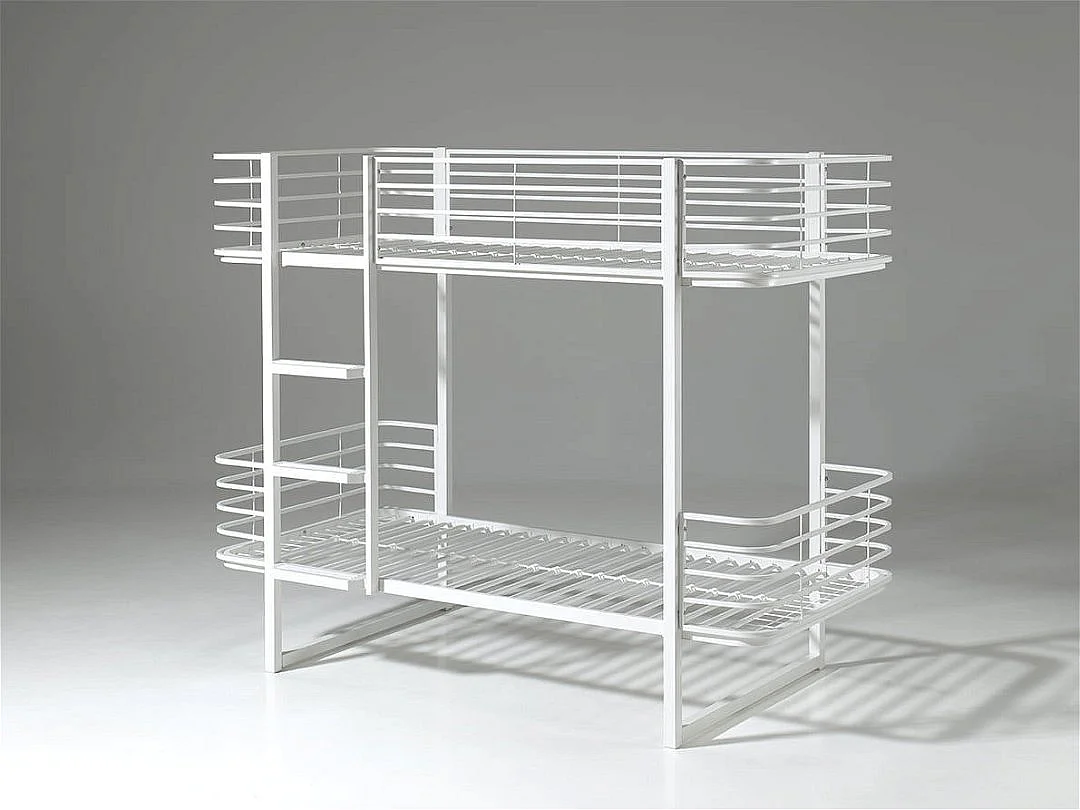 Vipack Oscar 90x200 Letto a castello con molle - Bianco