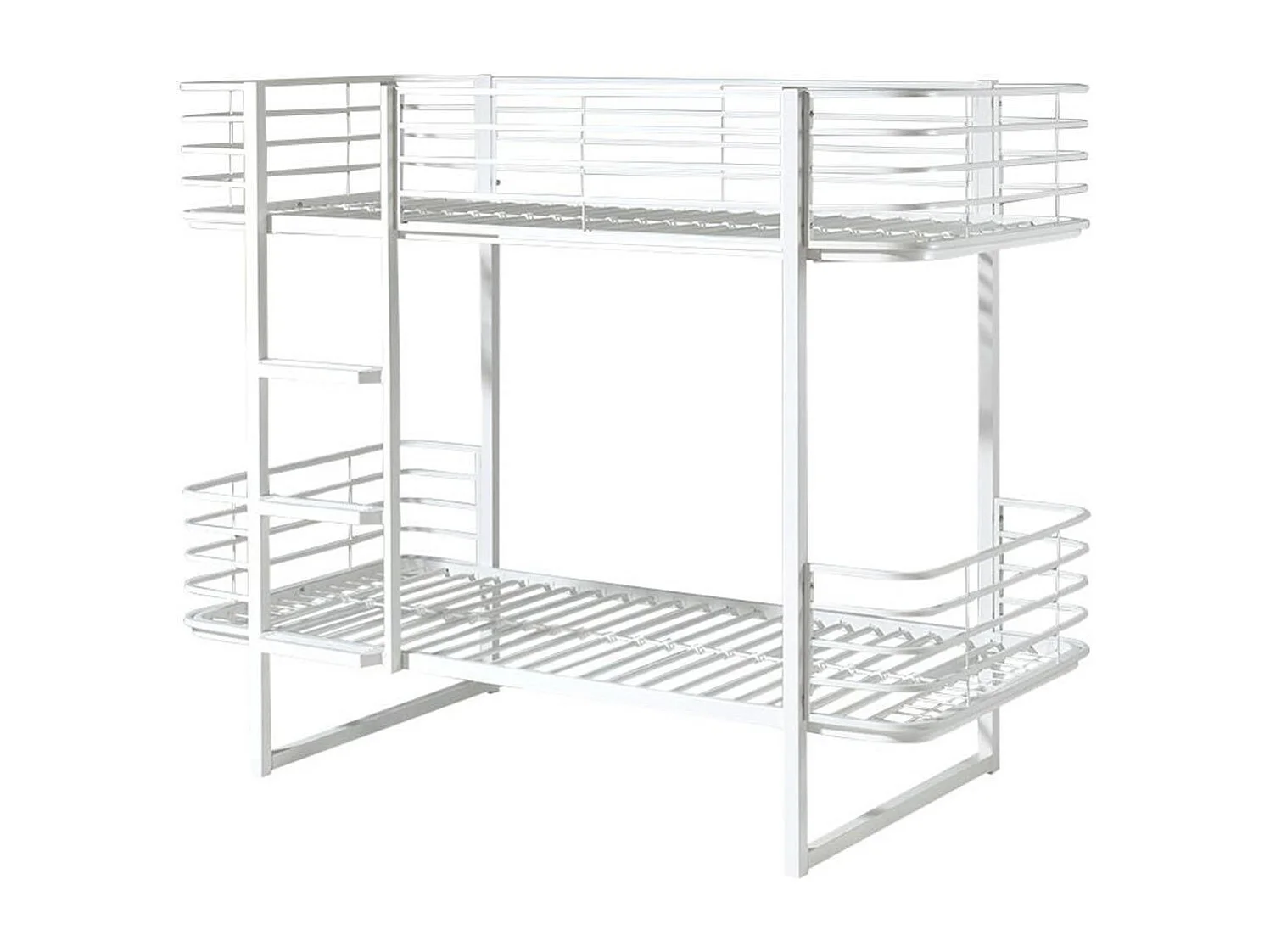 Lit Superposé Enfant "Oscar" 90x200cm Blanc