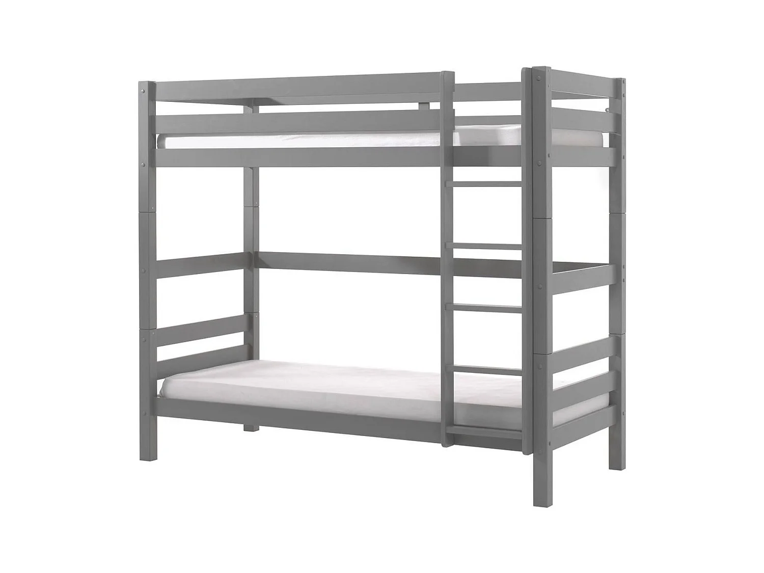 Lit Enfant Superposé Haut "Pino" 90x200cm Gris