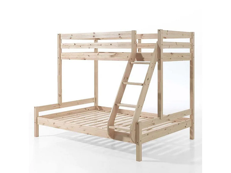 Stapelbed 90/140x200 cm licht massief grenen Pino