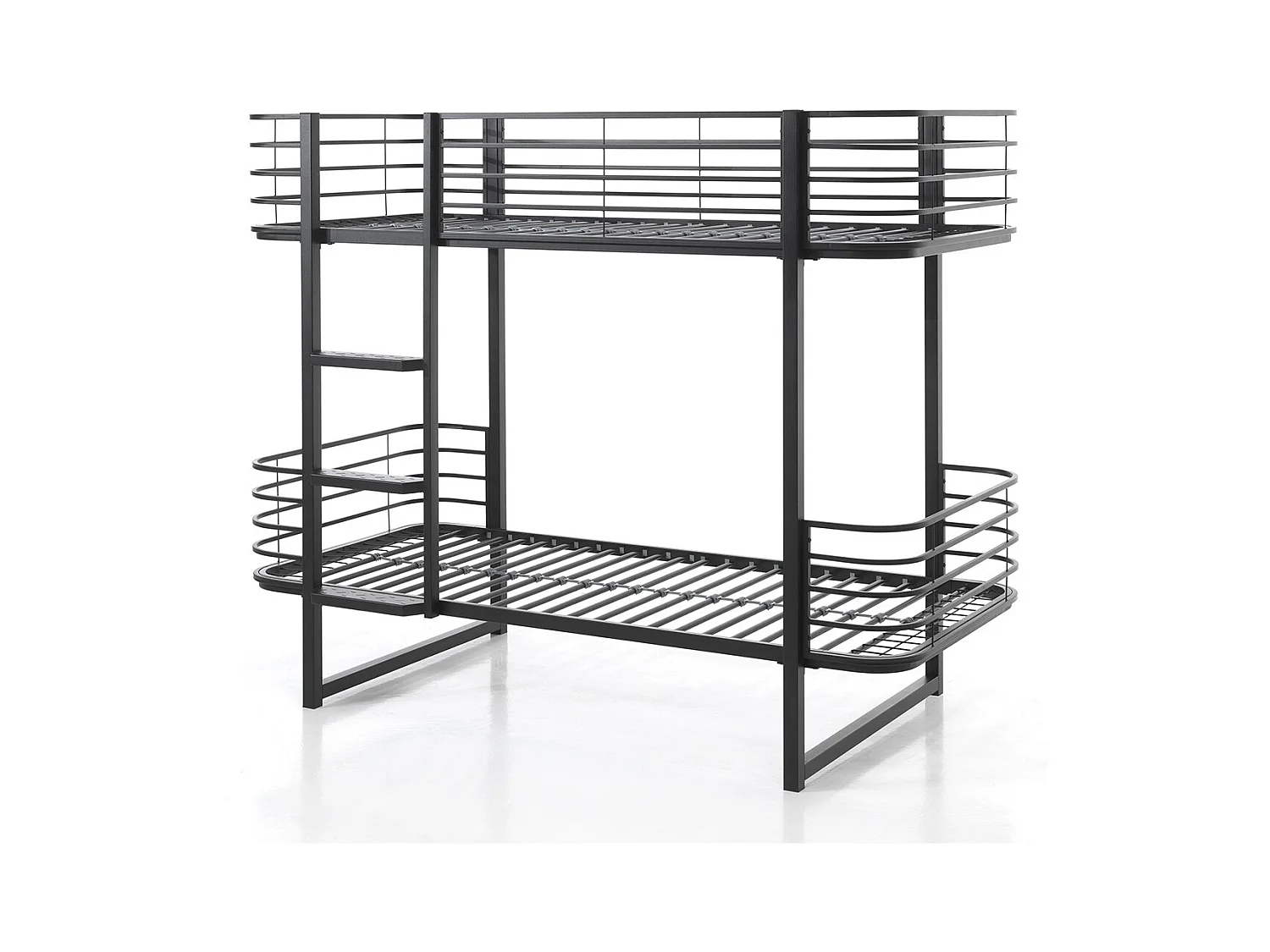 Beliche 90x200 Incluindo Box Spring Vipack Oscar - Preto