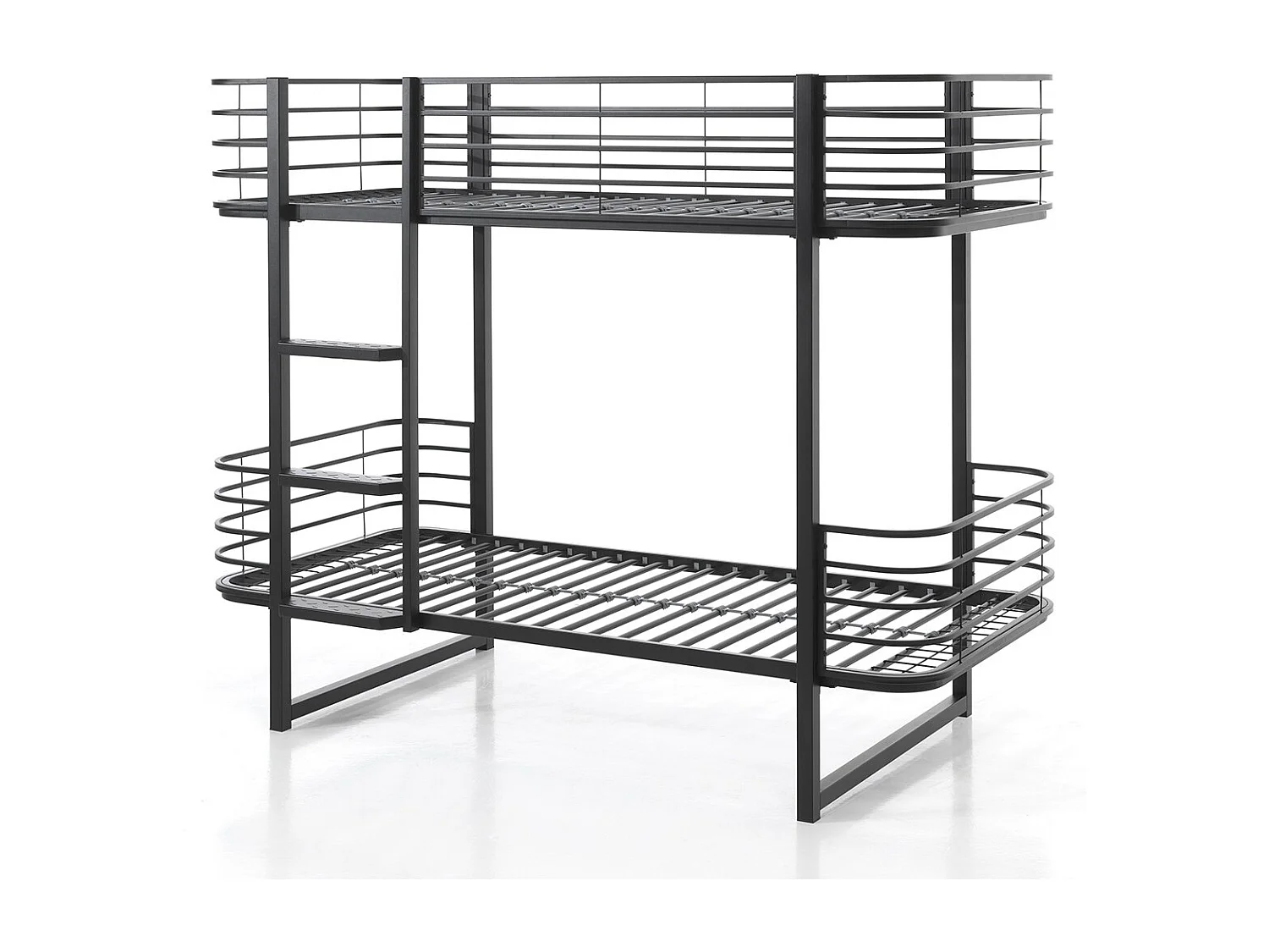 Lit Superposé Enfant "Oscar" 90x200cm Noir