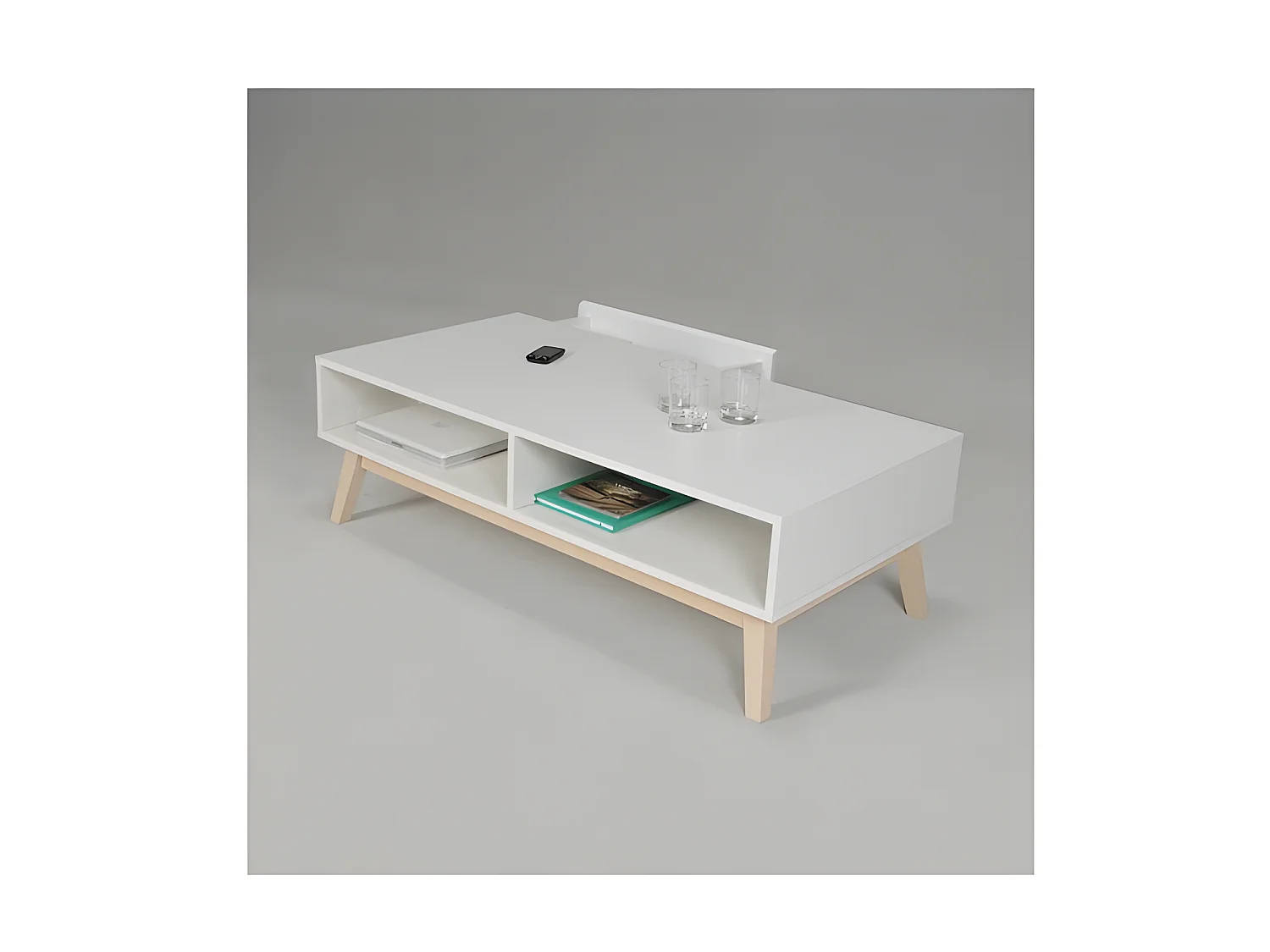 Table basse HOME 1 tiroir / Blanc