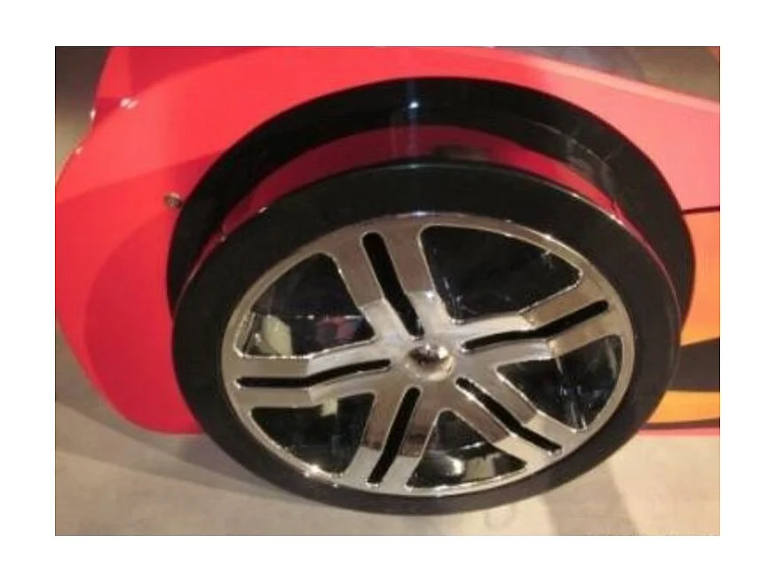 Lit Enfant Voiture "LeMans" 90x200cm Rouge