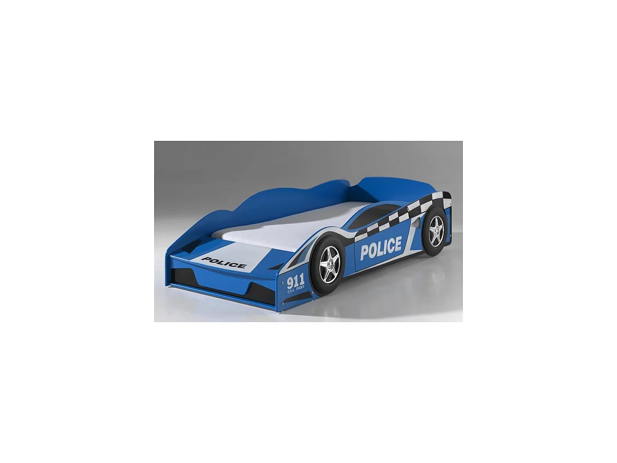 Lit Enfant "Police" 70x140cm Bleu