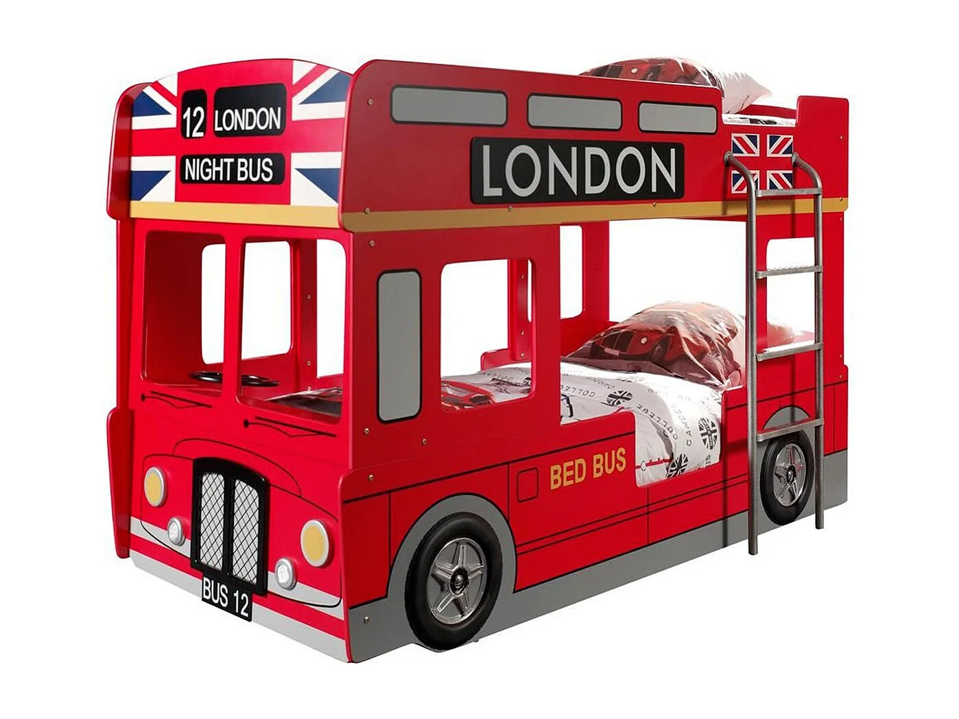 Letto a castello London Bus