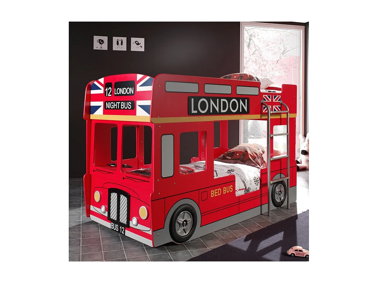 Letto a castello London Bus