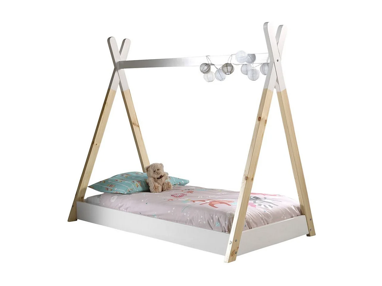 Lit Enfant Design "Tipi" 70x140cm Blanc