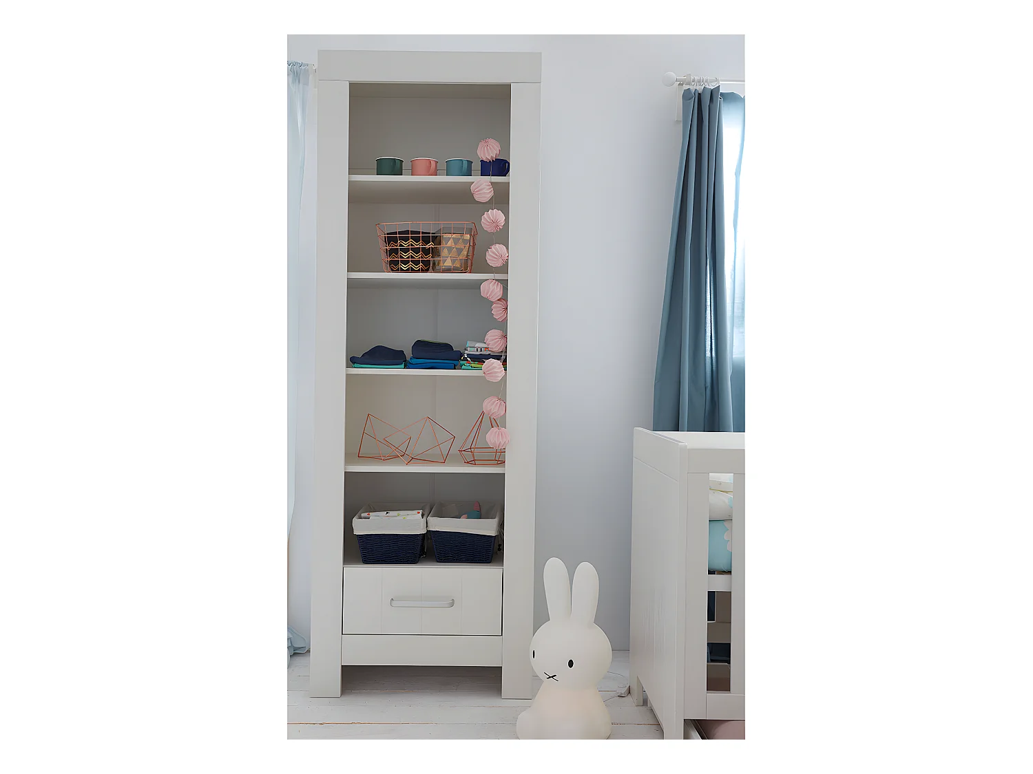 Bibliothèque Calmo Blanc