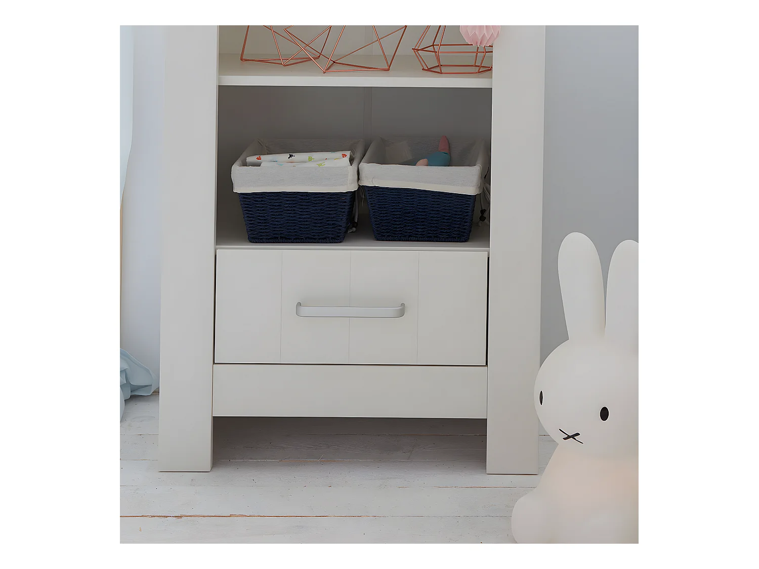 Bibliothèque Calmo Blanc