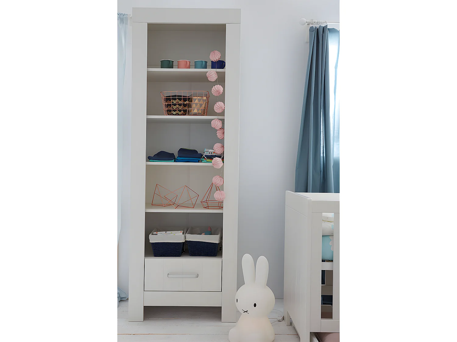 Bibliothèque Calmo Blanc