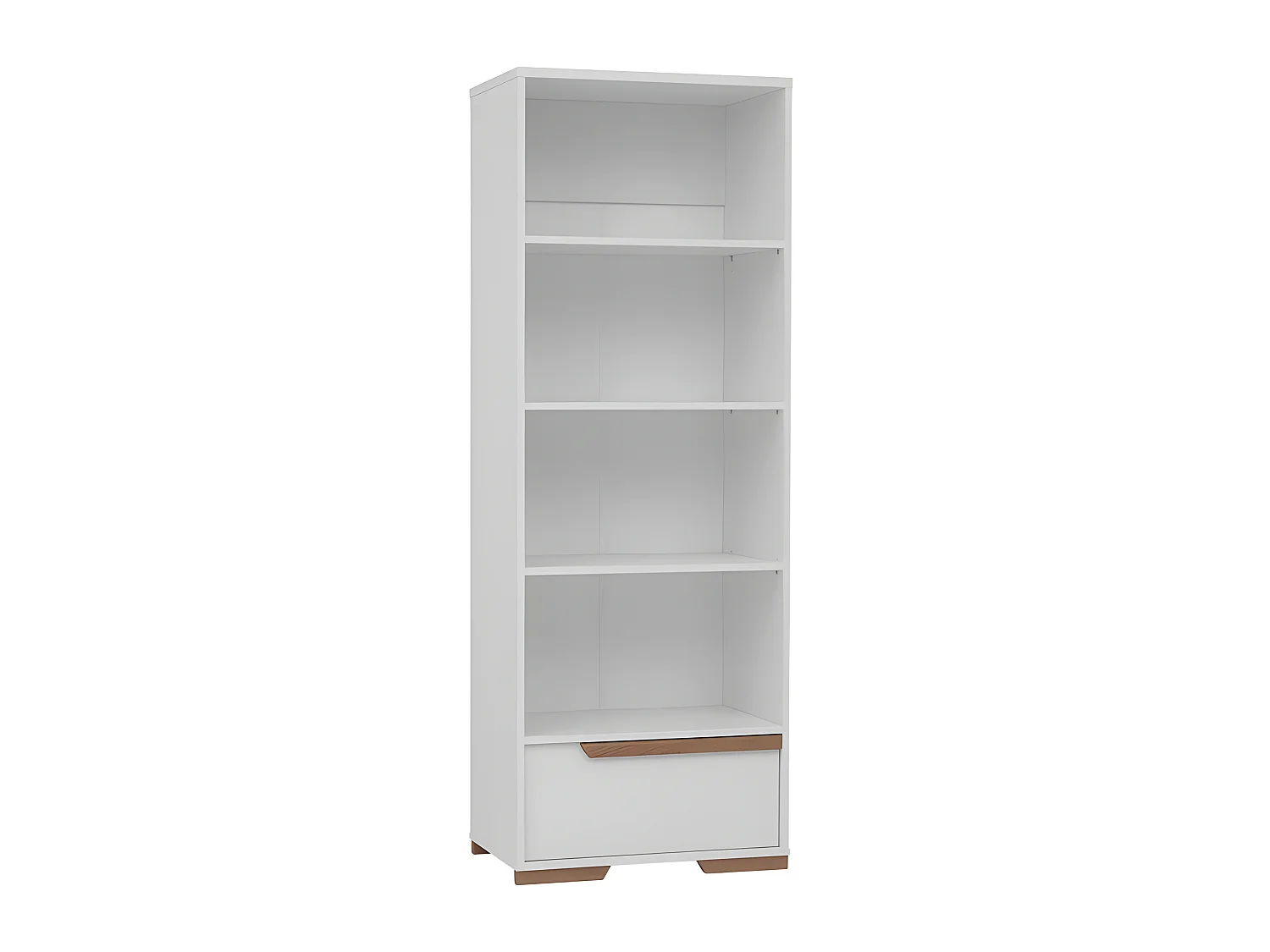 Bibliothèque Snap Blanc et bois