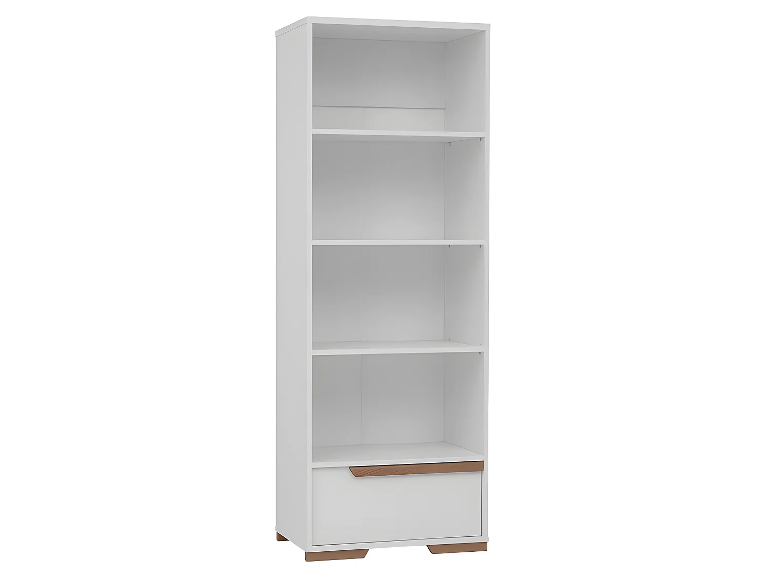 Bibliothèque Snap Blanc et bois