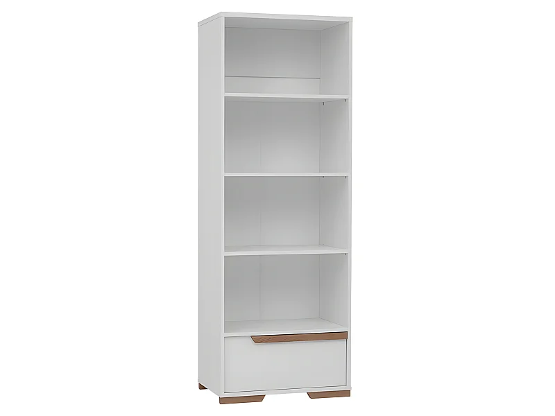 Bibliothèque Snap Blanc et bois