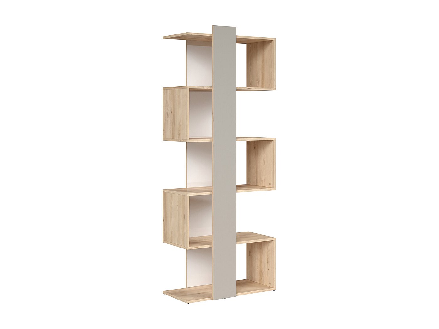 Tavolino da caffè Ilyes marrone e grigio 60cm