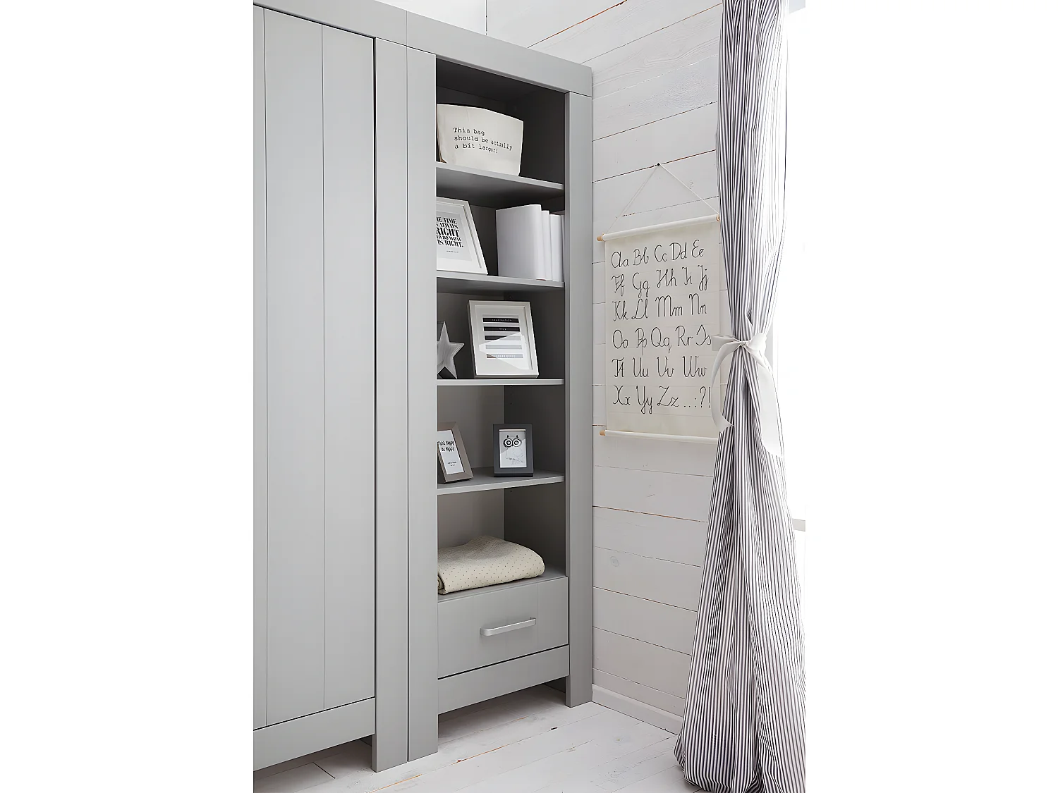 Bibliothèque Calmo Gris