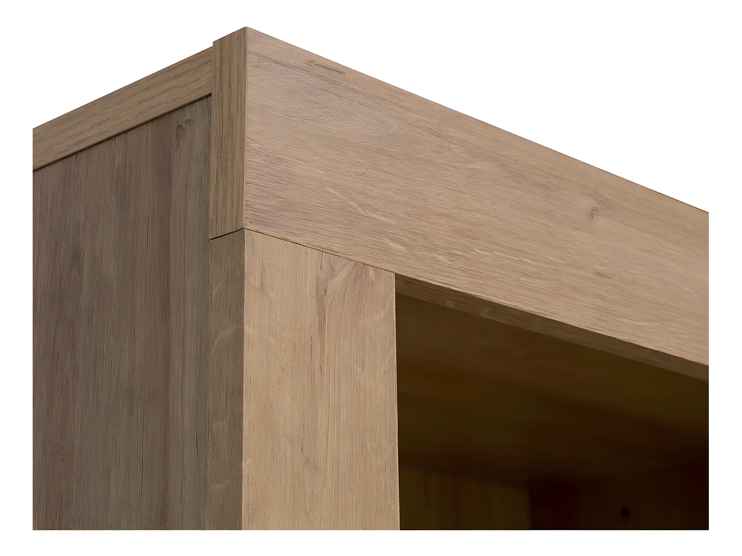 Liberia 1 cassetto Nora bianco e marrone 192cm