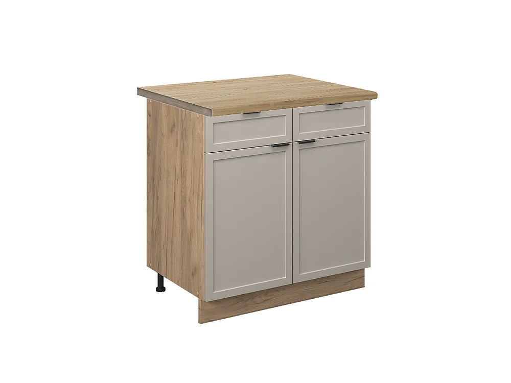 Meuble cuisine grisbeige 80x60x82 fame-line