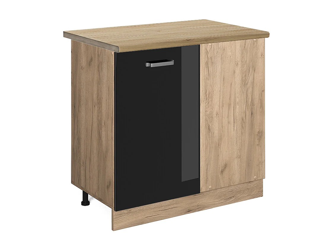 Meuble dangle noir haute brillance 86x60x81.6 r-line