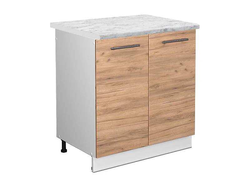 Armario bajo para fregadero roble dorado 80x60x82 fame-line